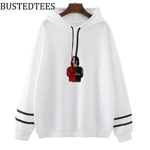 The House of Paper LA CASA DE PAPEL Harajuku Hoodies Women Hooded Sweatshirt Ulzzang Money Heist Fleece Sweatshirts Female Coat