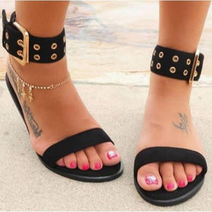 Oeak Sandals Women Sandals Transparent Flats Shoes Large Size Female Clear Jelly Shoes Ladies Roman 2019 Beach Sandalias Mujer