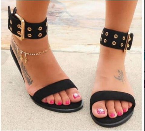 Oeak Sandals Women Sandals Transparent Flats Shoes Large Size Female Clear Jelly Shoes Ladies Roman 2019 Beach Sandalias Mujer